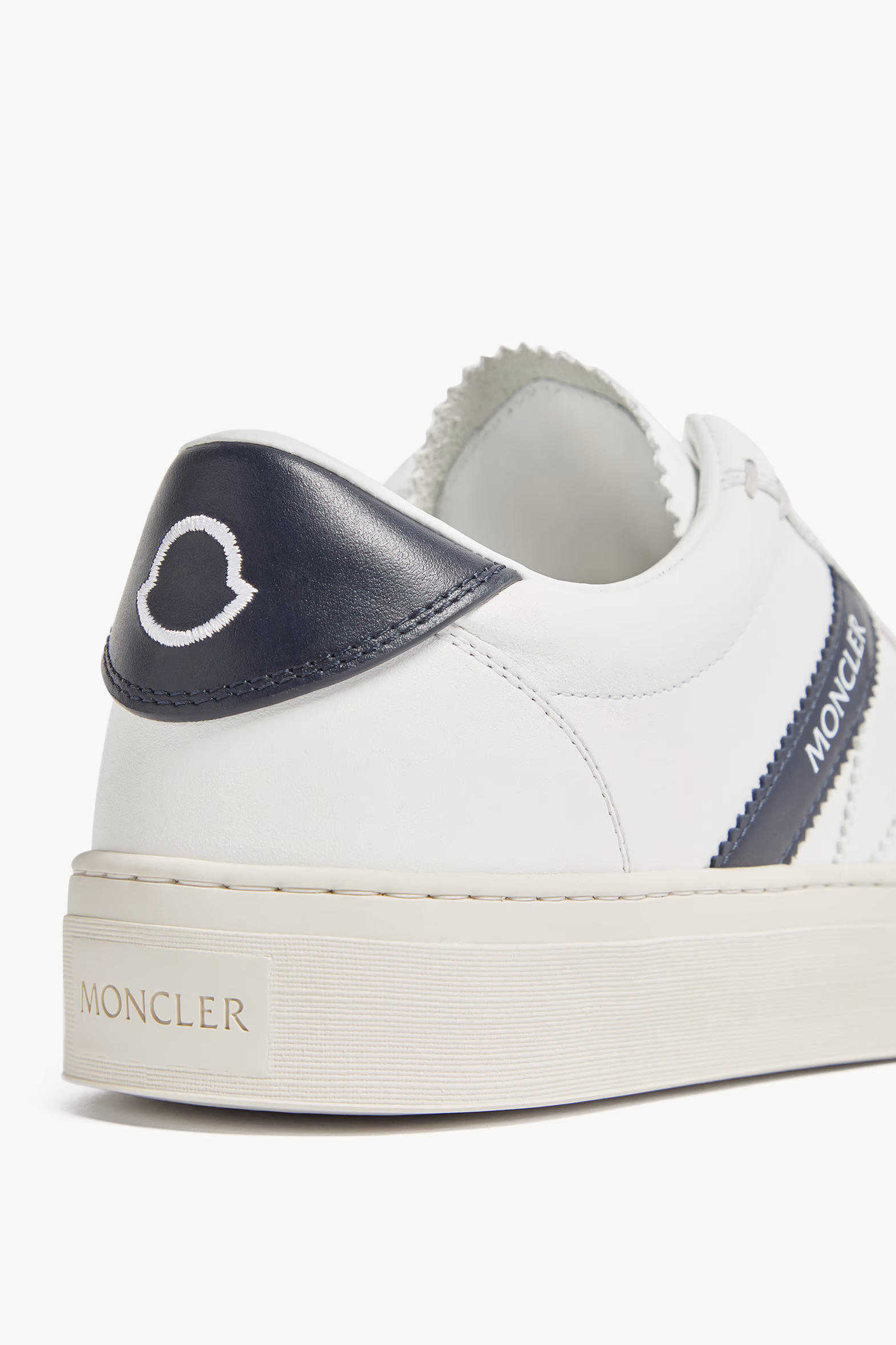 Sneakers Monaco M en cuir Femmes Blanc Optique Moncler 4